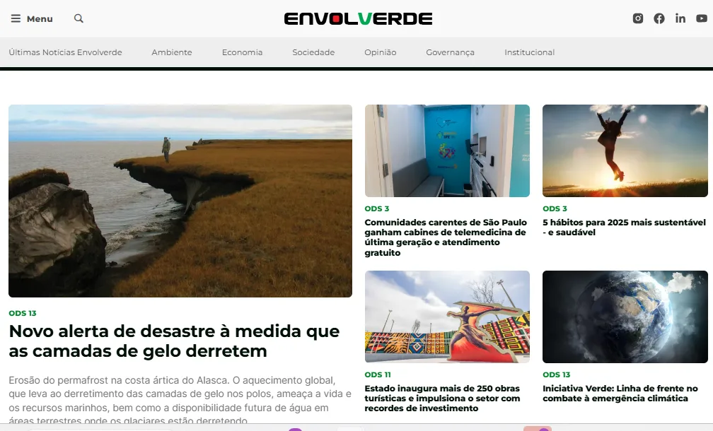 Envolverde: 30 anos de pioneirismo e inovação